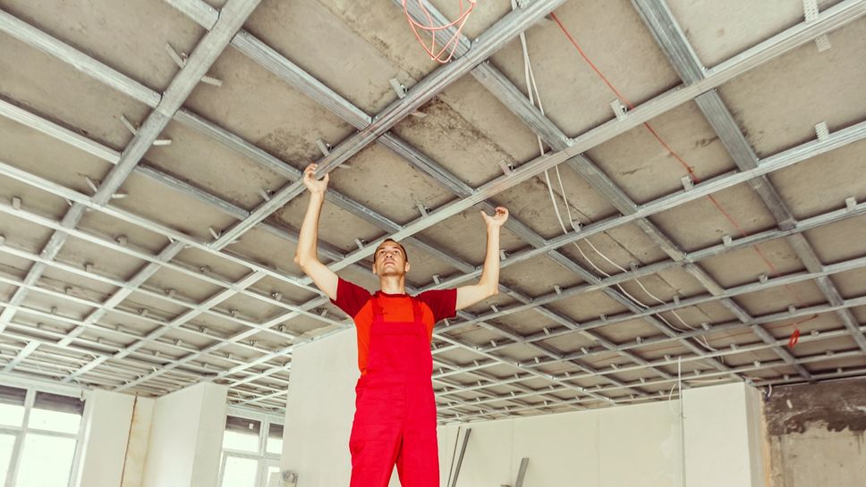 Electric ceiling store heat