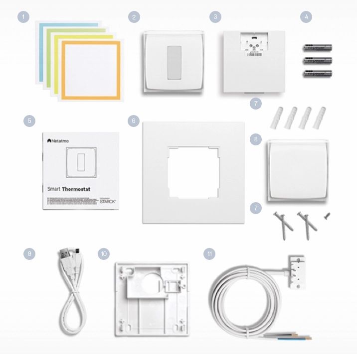 Thermostat connecté Netatmo NTH01